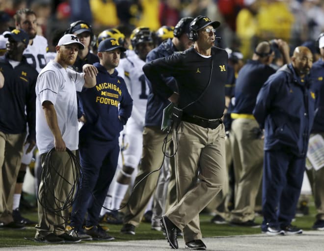 Michigan Wolverines football coach Jim Harbaugh