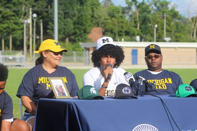 Michigan Wolverines football freshman wide receiver Andrel Anthony is an East Lansing native.