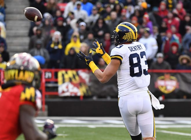 Zach Gentry has made a move at the tight end position.