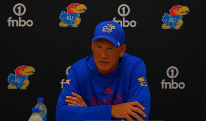 Kansas coach Lance Leipold said his team is starting to get crafty.