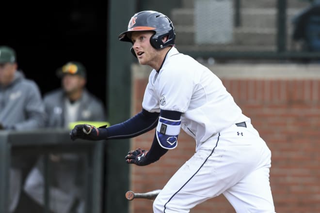 Logan hit his 2nd home runs and Auburn's 10th in the first inning.