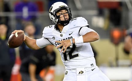Colorado QB Steven Montez he has thrown for 2,059 yards with 15 touchdowns and six interceptions