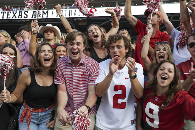 I grew up an Alabama fan, wanted to go to college there. Both of my parents have degrees from the UA, and yet, I can tell, just by looking at this picture, that I would dislike all of these people. 