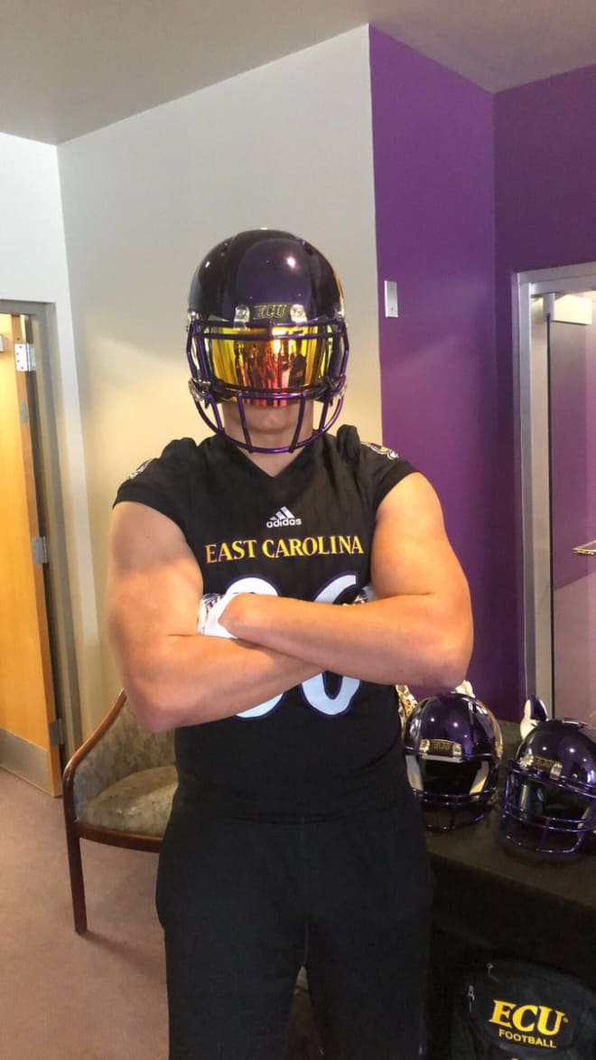 Pisgah tight end Kam Walker is high on the ECU board at tight end and the feeling is mutual after his trip to Greenville.