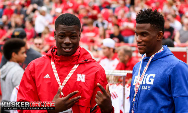 WR commit Manuel Allen and WR target Joshua Moore