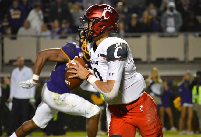 Cincinnati quarterback Desmond Ridder presents yet another big challenge for ECU Friday night.