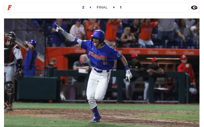 Gator baseball team earns sixth straight series win at Kentucky, 5