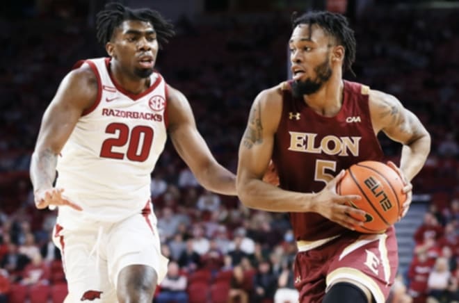 Elon senior wing Torrence Watson and the Phoenix will play at NC State at 1 p.m. Saturday.