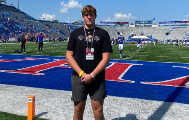 Clements visited Kansas and had a chance to meet with the coaches again