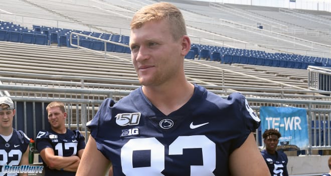 Bowers and the Nittany Lions met with the media Saturday at Beaver Stadium.