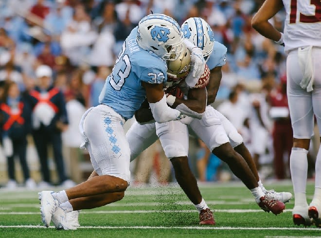 Cedric Gray didn't start until UNC's third game last season, but the junior LB enters this fall as the defense's leader.