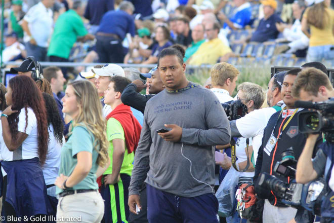 Before visiting Notre Dame, offensive lineman Aaron Banks had little interest in the Fighting Irish. But once he got on campus, that all changed and less than three months later, he was committed.