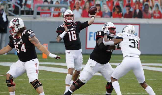NC State Wolfpack football quarterback Bailey Hockman