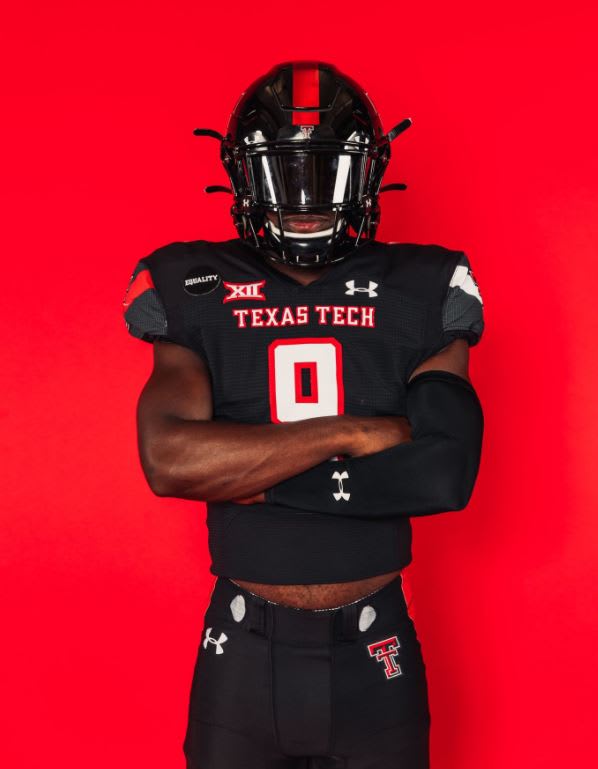 Georgia DB Terian Williams while on his official visit at Texas Tech over the weekend