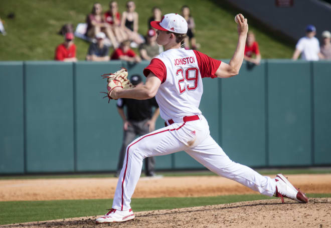 NC State Wolfpack baseball pitcher Reid Johnston