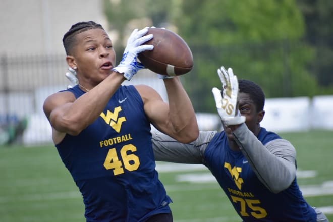 Michael Jackson was one of the standouts of the final West Virginia Mountaineers football camp of the summer.