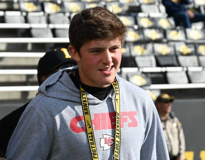 Class of 2024 in-state offensive lineman Grant Brix added an offer from Iowa on Saturday.