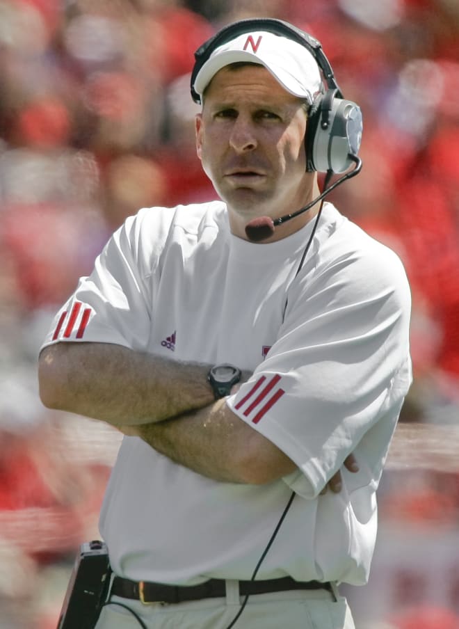 Bo Pelini made his return to Nebraska for the 2008 spring game. 