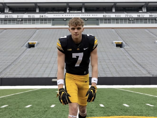 2026 ATH Mack Sutter visited Iowa for their Junior Day this weekend. 