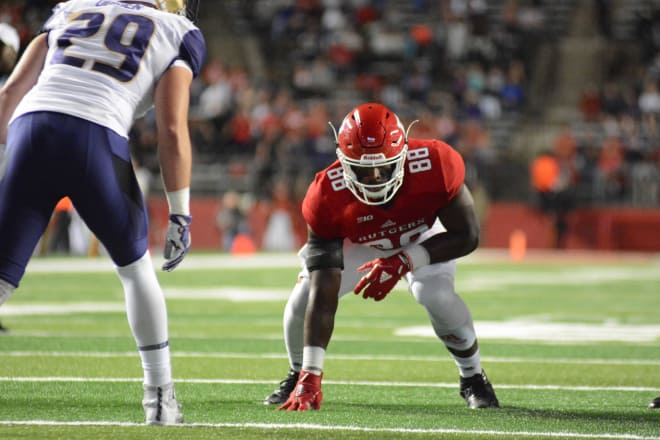 Rutgers' Jerome Washington might be one of the best tight ends Nebraska faces all season.