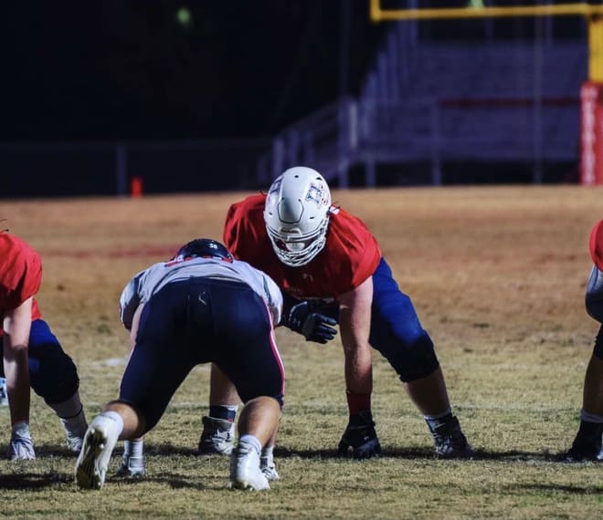 2023 offensive lineman Luke Brown from Henry County High School in Paris, Tennessee