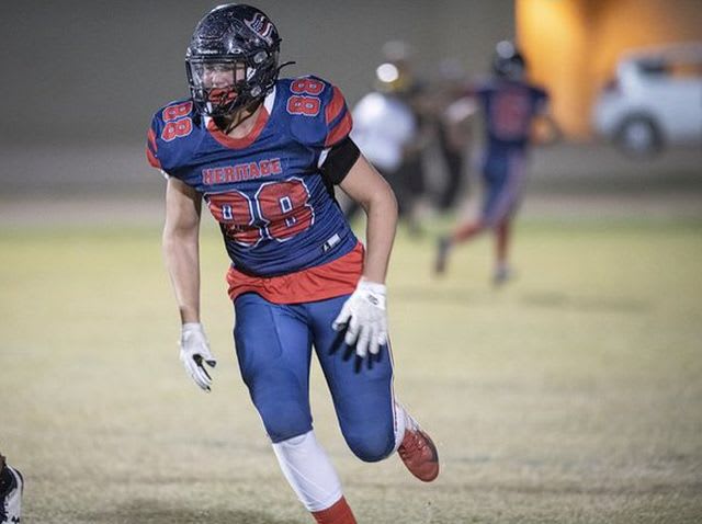 Heritage Academy Mesa DE Josh Morin  (Photo Courtesy of Josh Morin)