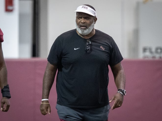 FSU DTs Coach Odell Haggins Enjoys Seeing His Veterans Teaching ...