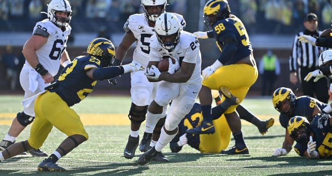 Penn State running back Keyvone Lee had a breakout performance in Ann Arbor last season. 