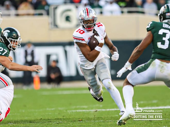 Ohio State wide receiver Xavier Johnson made an impact off the bench. (Birm/DTE)