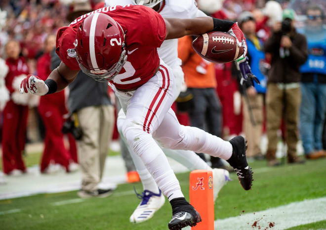 Alabama Crimson Tide running back Keilan Robinson entered the NCAA transfer portal on Tuesday. Photo | USA Today