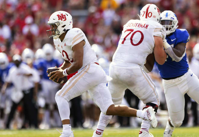 Adrian Martinez racked up 354 total yards and two touchdowns to help lead Nebraska to its second straight victory.