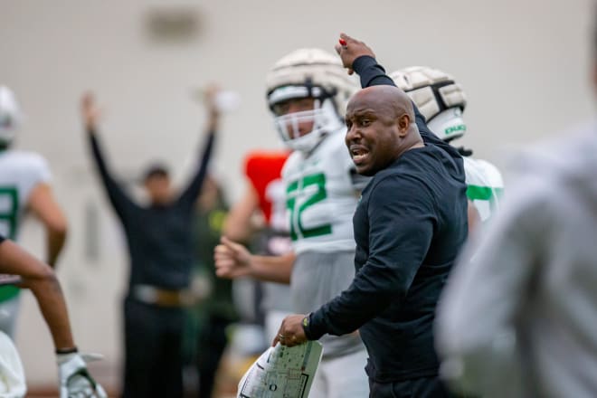 Carlos Locklyn began his coaching career as a volunteer in Memphis, and he continues to work by the same principles now at Oregon as he did when he first started.