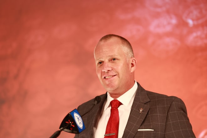 NC State Wolfpack football head coach Dave Doeren