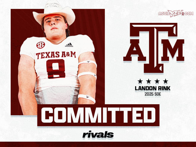 Landon Rink is commit #5 for the Aggies for 2025.