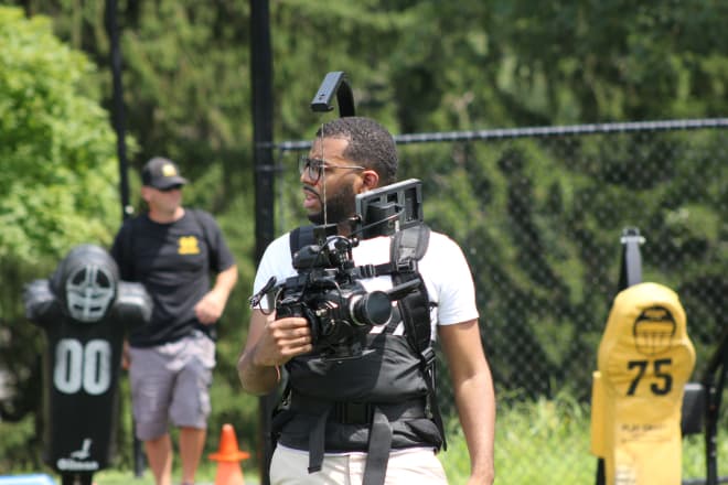 GBK'S Videographer Nathaniel Brown capturing part Army recruiting weekend action