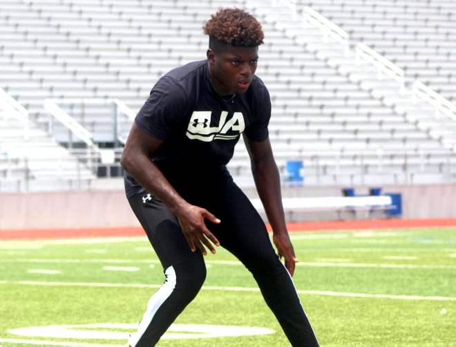 Texas defensive back Collin Gamble added a Notre Dame offer last month. 