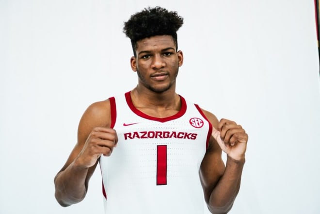 Zuby Ejiofor is one of several 2022 prospects Arkansas is actively recruiting.