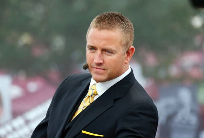 Kirk Herbstreit played quarterback at Ohio State from 1989-1993.