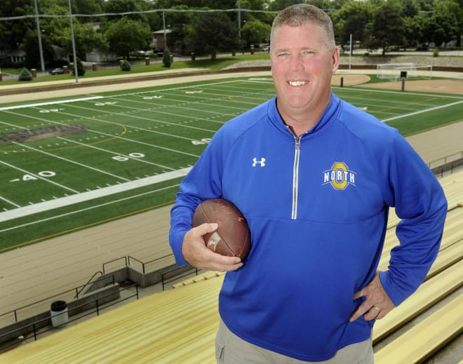 Omaha North head coach Larry Martin. 