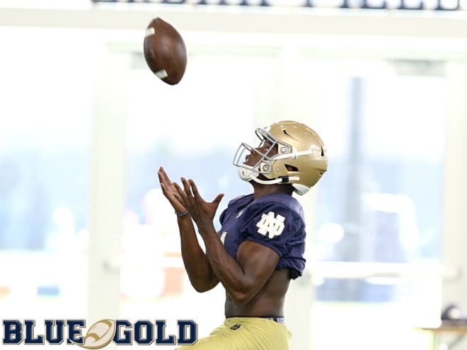 Notre Dame Fighting Irish football senior wide receiver Kevin Austin Jr.