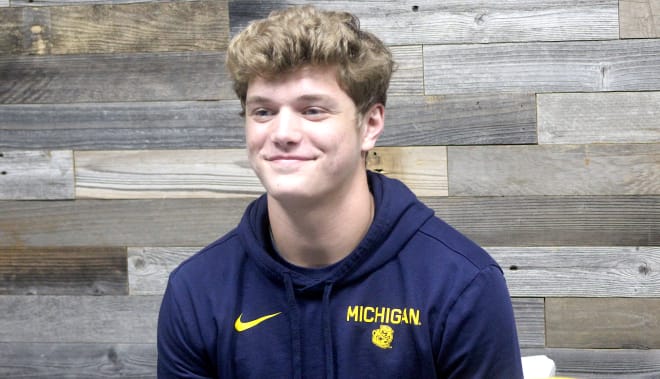 Rivals100 quarterback JJ McCarthy is committed to Michigan Wolverines football recruiting, Jim Harbaugh.