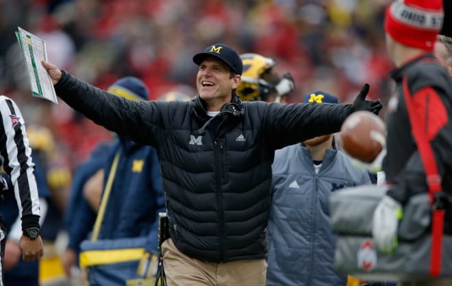 Michigan Wolverines head football coach is 47-18 in his five years at the helm in Ann Arbor.