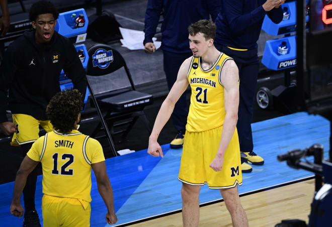 Michigan Wolverines basketball sophomore Franz Wagner notched 13 points, 10 rebounds and five assists against Florida State in the Sweet 16.
