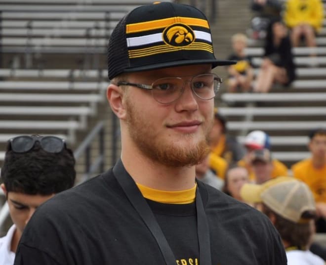 Future Hawkeye Jack Plumb made his official visit to Iowa City this weekend.