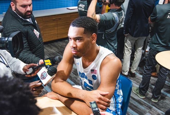 Garrison Brooks and three other Tar Heels discuss their 74-49 loss at home to Ohio State on Wednesday night,