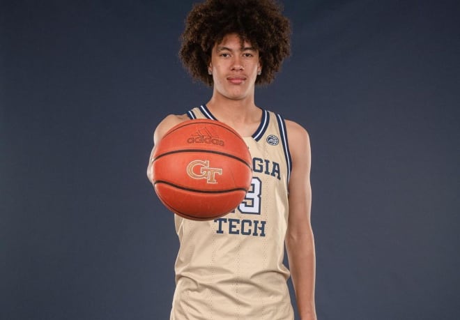 George posing during his official visit to Georgia Tech
