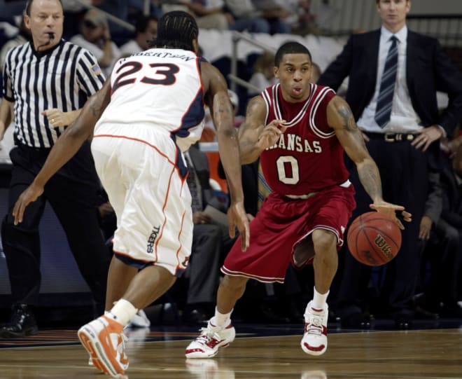 Gary Ervin is No. 9 all-time in career assists in Razorback history. 