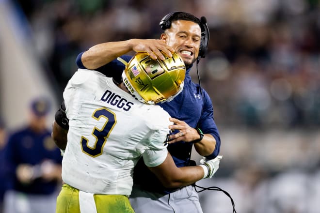 Marcus Freeman embracing offensive football in his second offseason as ND's head coach should pay dividends in the fall.