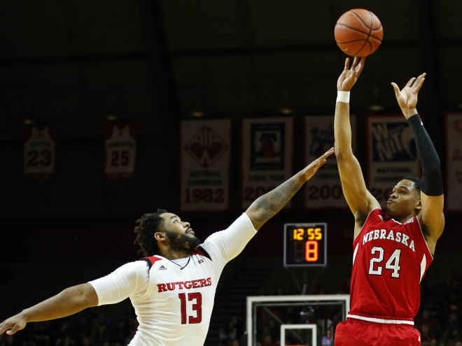 Nebraska made just enough plays down the stretch to pull out a 60-54 win at Rutgers on Wednesday night and keep its NCAA Tournament hopes alive.