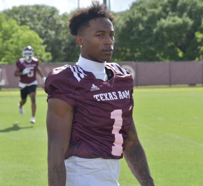 Aggies Football: Texas A&M's Evan Stewart lands in Top 10 WR rankings